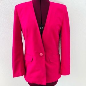Vintage hot pink blazer
